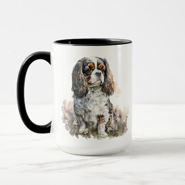 CANECA BONITA CAVALEIRA DE ÁGUA CHARLES SPANIEL (Esquerda)