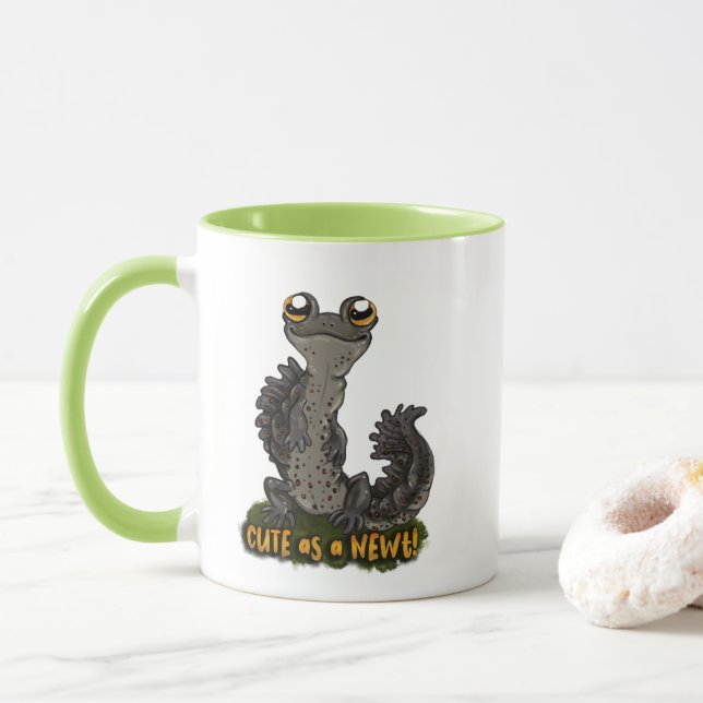 Caneca Bonita como um Newt! (Com Donut)