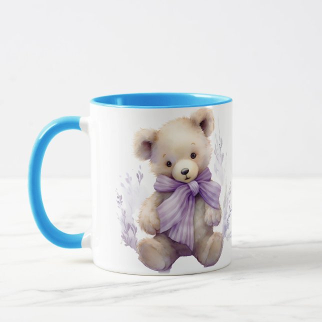 Caneca Bonita Design de Urso Suave - Urso Bonito (Esquerda)