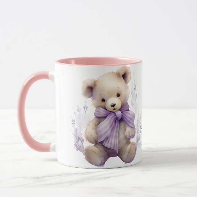 Caneca Bonita Design de Urso Suave - Urso Bonito (Esquerda)