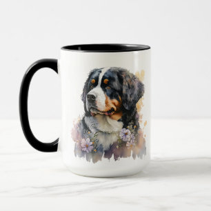 CANECA BONITA GUATERRA BERNESE MONTANHA CÃO