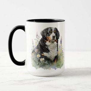 CANECA BONITA GUATERRA BERNESE MONTANHA CÃO
