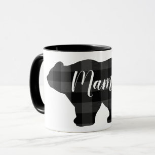 Caneca Bonita mãe urso design presente de dia de as mães