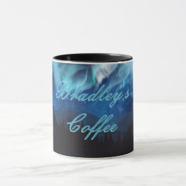 Caneca Bonita, Mágica, Escura, Aurora Borealis, Personali