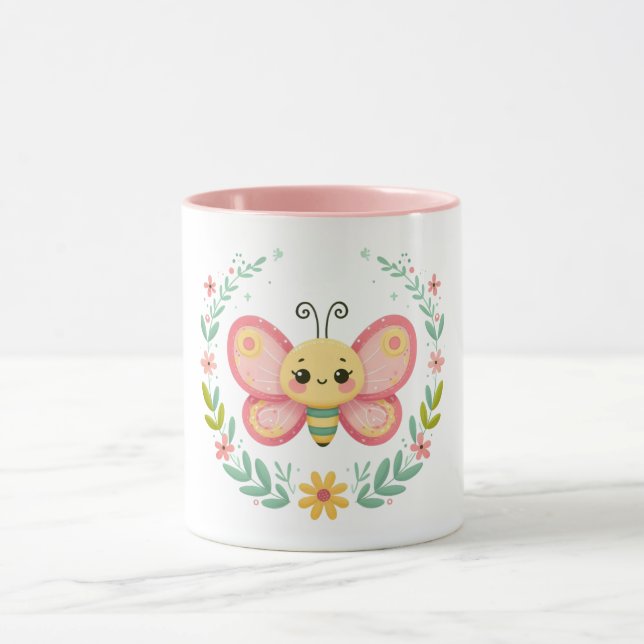 Caneca Bonita, primavera/borboleta (Centro)