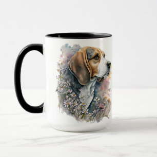 CANECA BONITA TRICOLOR DE ÁGUA, TRICOLOR DE ÁGUA BEAGLE C