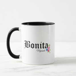 Caneca Bonito Bonita com Rosa personalização