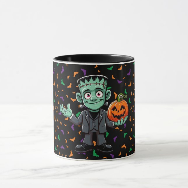 Caneca Bonito, caricatura do monstro do Frankenstein (Centro)