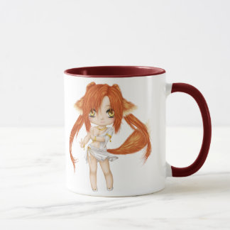 Caneca bonito da menina do Fox