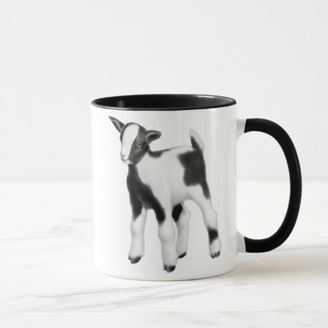Caneca bonito das cabras do bebê (Direita)