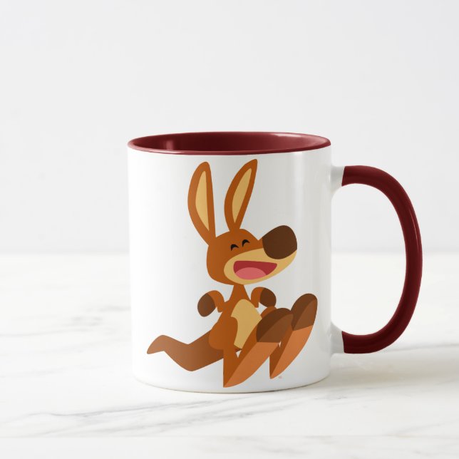 Caneca bonito de Joey do canguru dos desenhos (Direita)