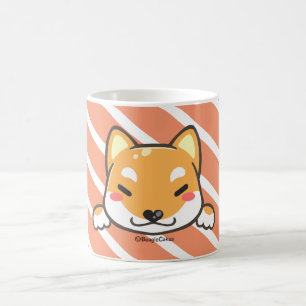 Caneca bonito do branco de Shiba Inu