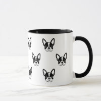 Caneca bonito do buldogue francês