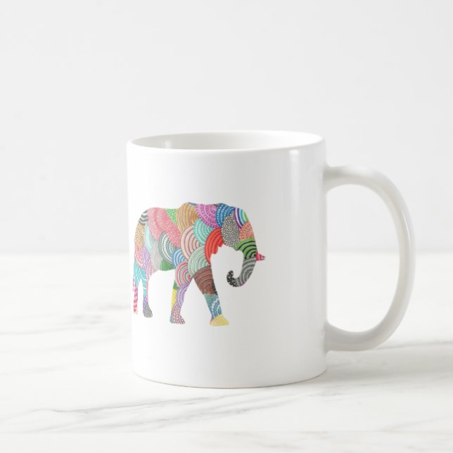 Caneca bonito do elefante (Direita)
