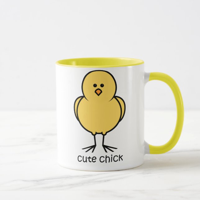 Caneca bonito do pintinho (Direita)