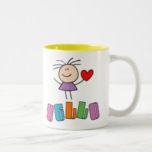 Caneca bonito do violoncelo do amor de I