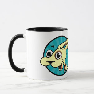 CANECA BONITO ENGRAÇADA DA CAMPAINHA DO CÃO