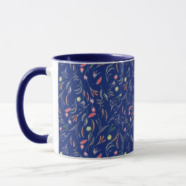 Caneca Bonito | FLORAL | Precioso a Deus | AZUL personali