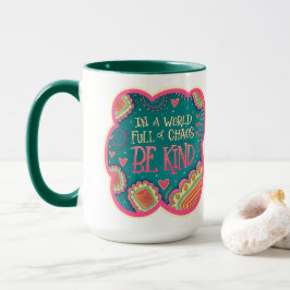 Caneca Bonito Floral Ser Ligeiro Inspirivência Café Mug