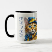 Bonito Gato Amarelo com Olhos Azuis - ucrânia