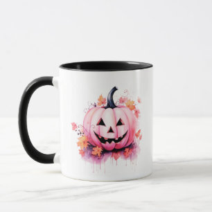Caneca Bonito Jack-O' Lanterna Moderno Halloween