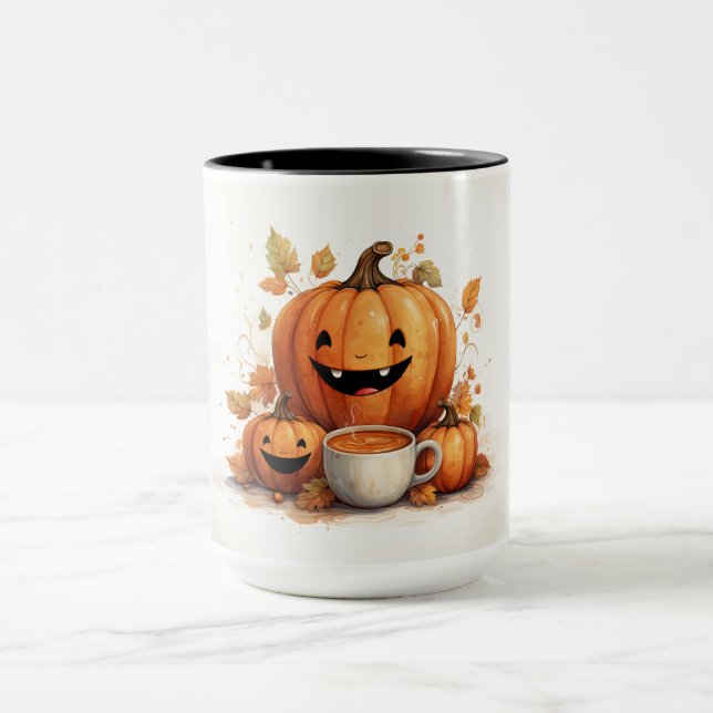 Caneca Bonito Jack-O-Lanternas (Centro)
