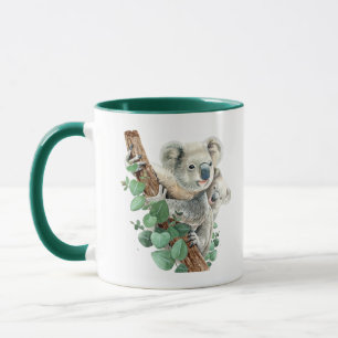 Caneca Bonito Koala Bear Arte Animal Australiana