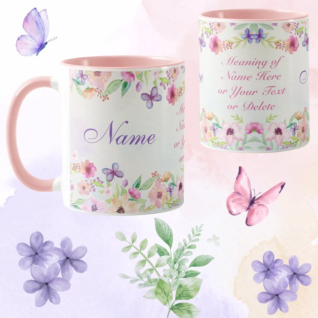 Caneca Bonito nome personalizado dá-lhe significado (Meaning of Name gifts, Name and Meaning Mugs. )