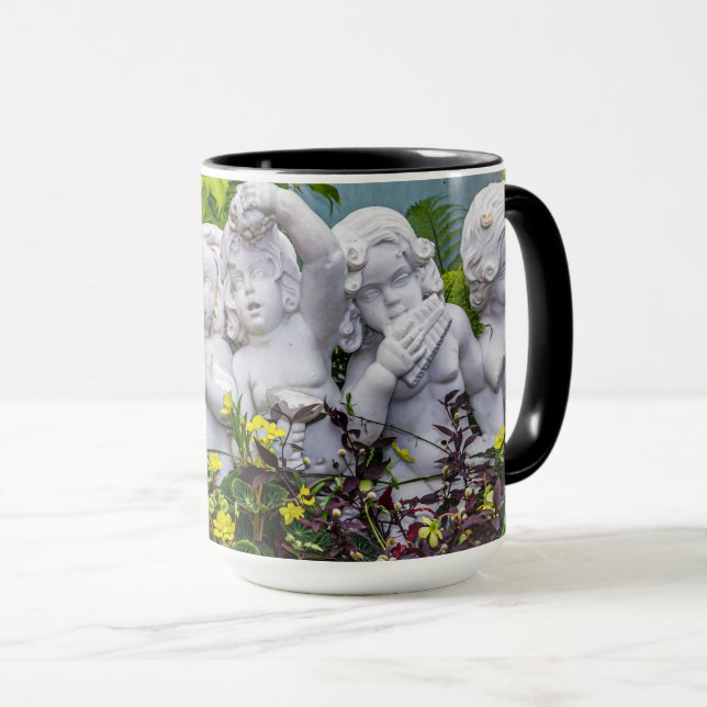 Caneca Bons anjos... (Frente Esquerda)