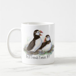 Caneca Bons Puffins, Melhores Amigos Para Sempre, BFF, Av