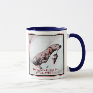 Caneca "Bonzo o cão" no "fim do dia "