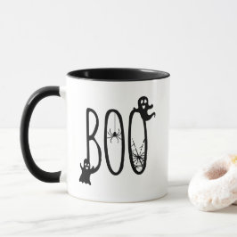 Caneca Boo Fantasmas Assustadores Espirituosos Natal de B