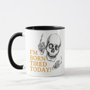 Caneca Boo Happy Halloween Brincadeiras no crânio
