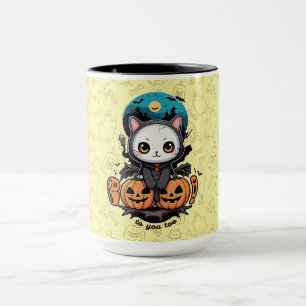 Caneca Boo para você também Gatos de Gato Bonito e Pump
