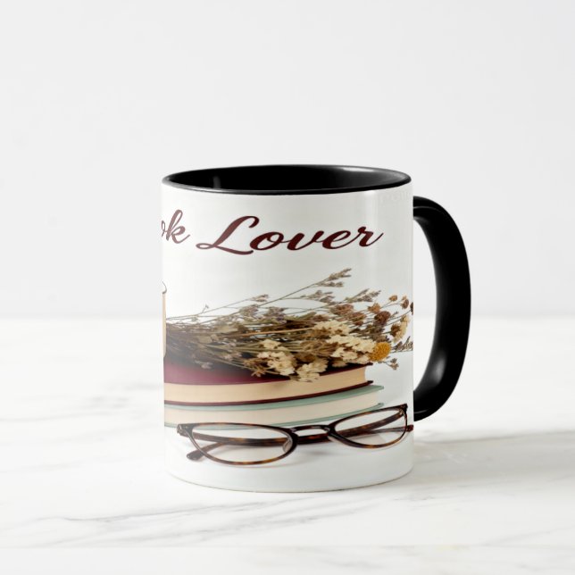 Caneca Book Lover Mug (Frente Esquerda)