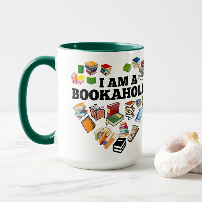 Caneca Bookaholic (Com Donut)