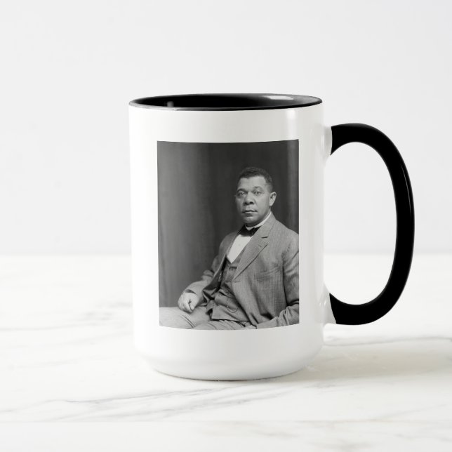 Caneca Booker Taliaferro Washington: Educador Negro (Direita)
