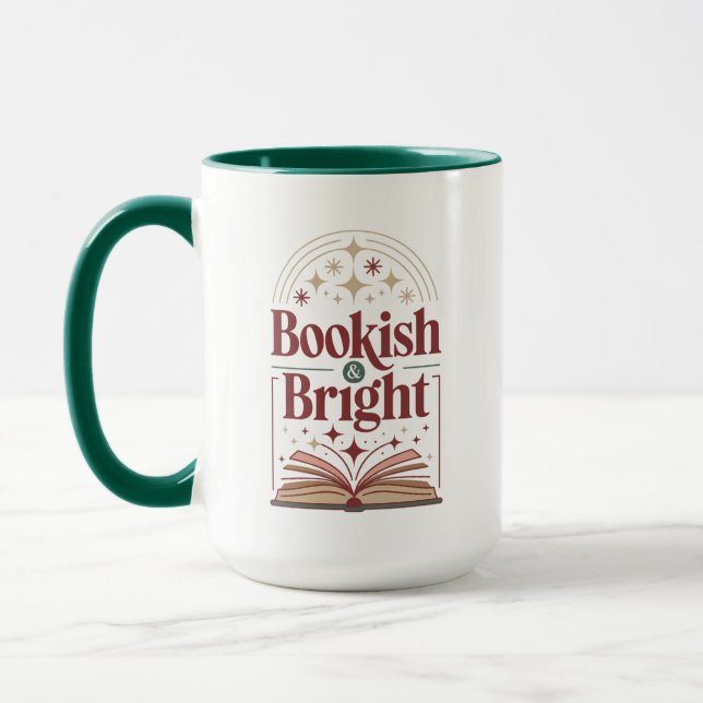 Caneca Bookish & Bright Festive Mug (Esquerda)