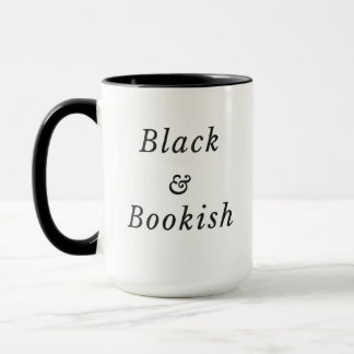 Caneca Bookish do logotipo do Afro