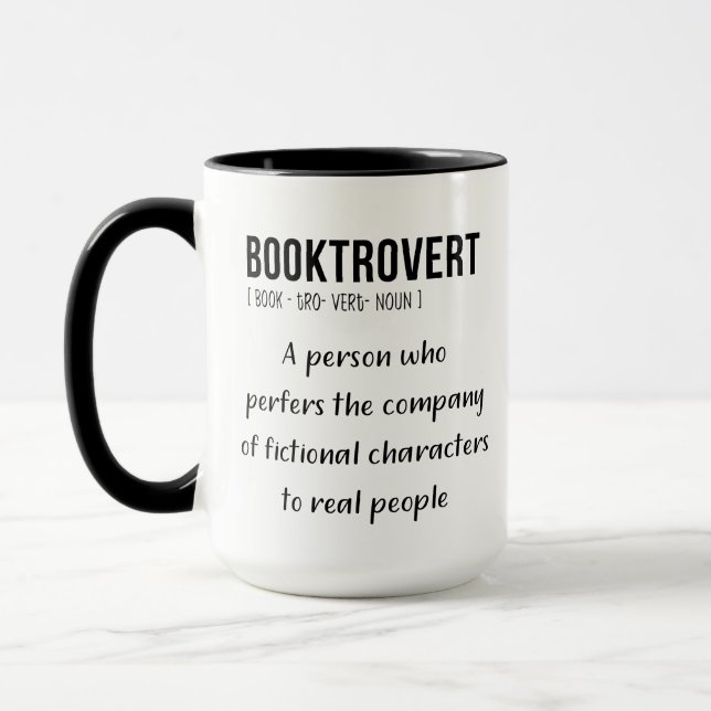 Caneca Booktrovert 15oz Coffee Mug (Esquerda)