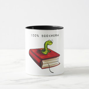 Caneca Bookworm 100%