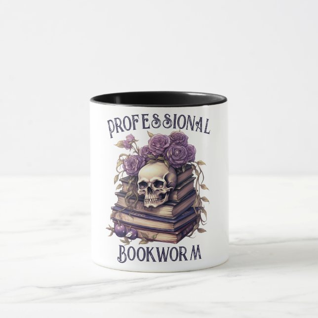 Caneca Bookworm profissional (Centro)