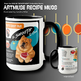Caneca BOOPS BEST RUB -SMOOTH CHOW Art Muse Recipe 