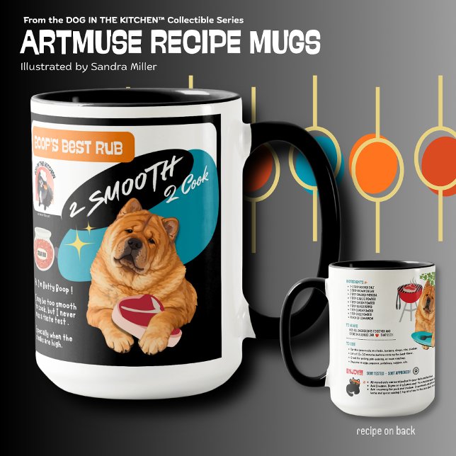 Caneca BOOPS BEST RUB -SMOOTH CHOW Art Muse Recipe  (Criador carregado)