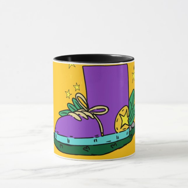 Caneca Boot shoe, illustration  (Centro)