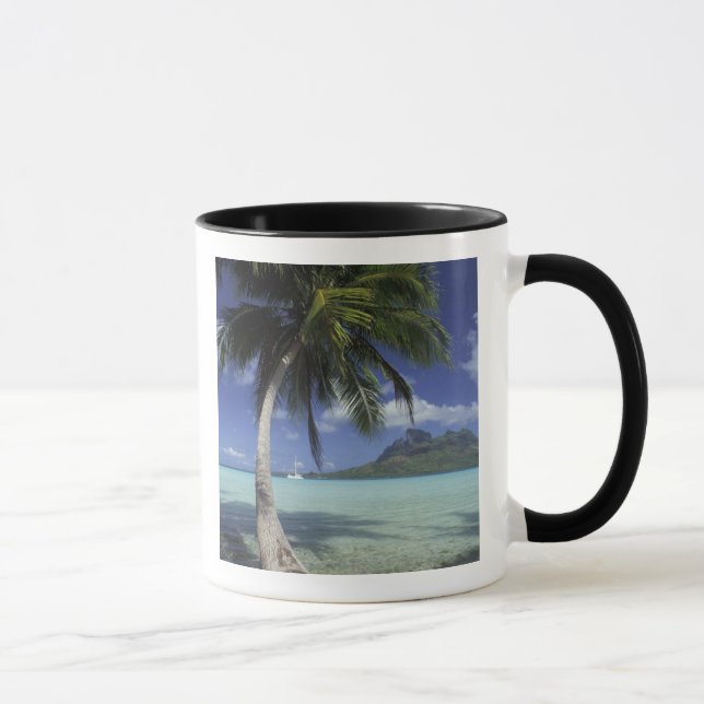 Caneca Bora Bora, Polinésia Francesa Mt. Otemanu visto (Direita)