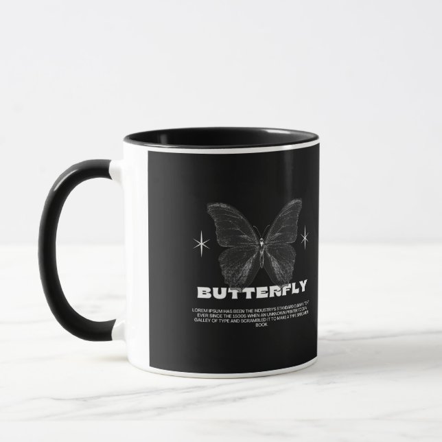 Caneca borboleta (Esquerda)