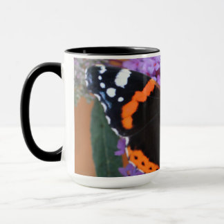Caneca Borboleta Almirante Vermelho