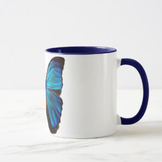 Caneca Borboleta azul do morpho