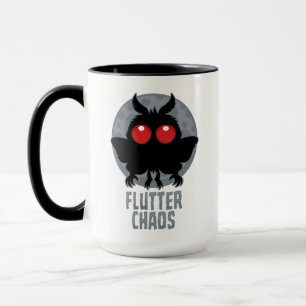 Caneca Borboleta Caótica Lenda Críptica do Homem-Mariposa